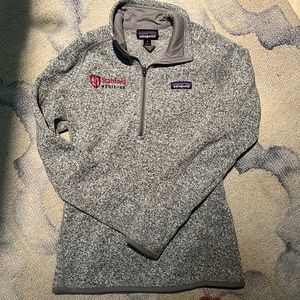 Patagonia Stanford Meficine fleece-lined soft knot half-zip sweatshirt.Very soft